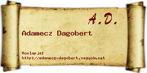 Adamecz Dagobert névjegykártya